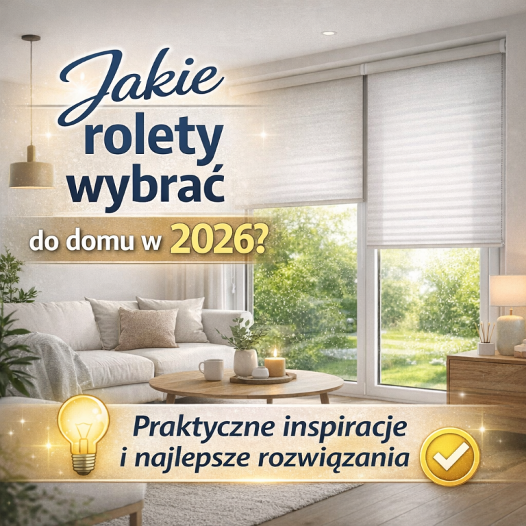 Nowoczesne rolety do domu w 2026