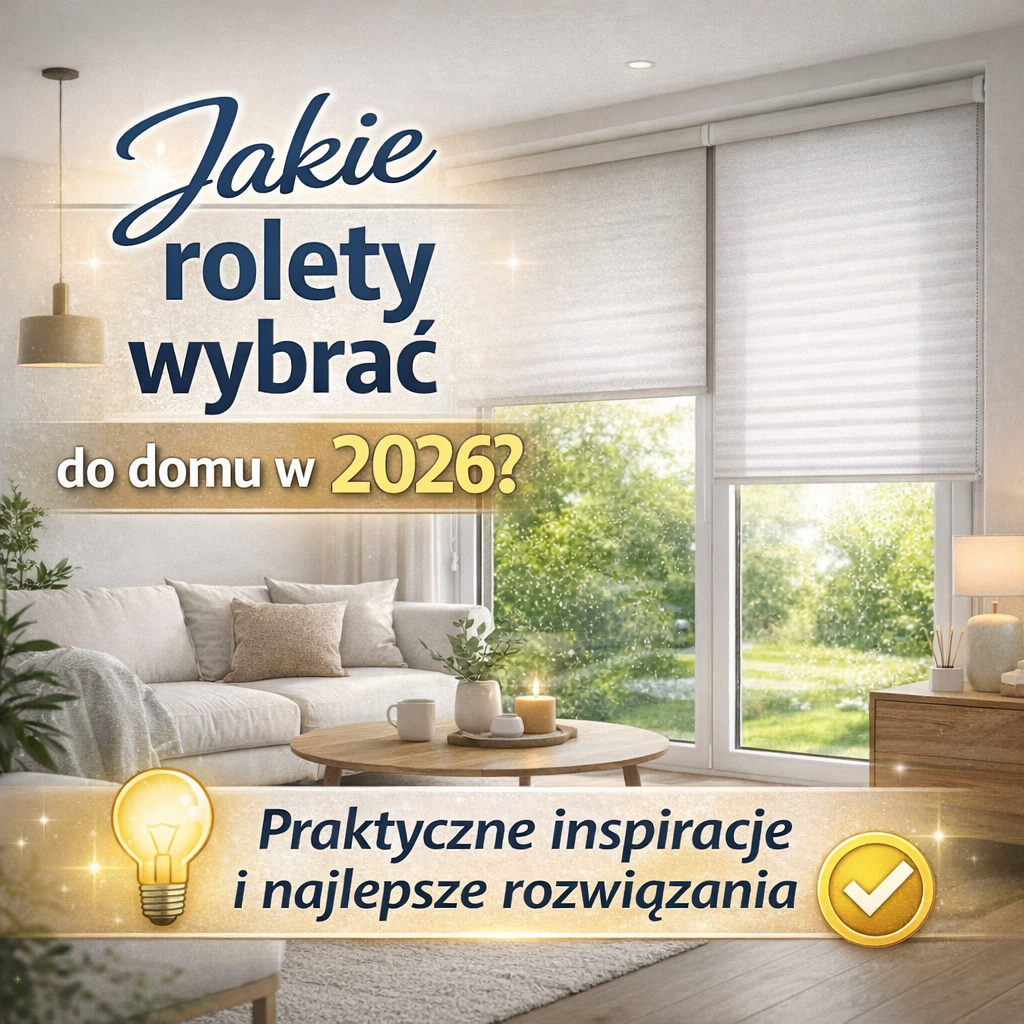 Nowoczesne rolety do domu w 2026