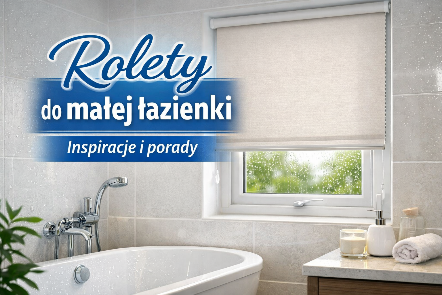 Roleta w łazience, inspiracje i porady